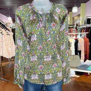 Current Air Multicolor Floral Blouse